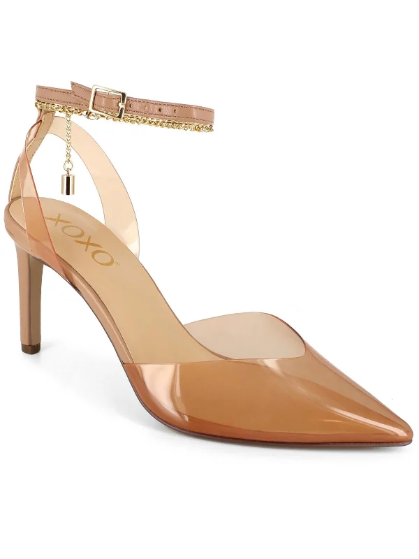 Women's water - resistant stiletto heel pumps for unexpected situationsLuci Womens Faux Leather Ankle Strap Women's water - resistant stiletto heel pumps for unexpected situationsLuci Womens Faux Leather Ankle Strap
