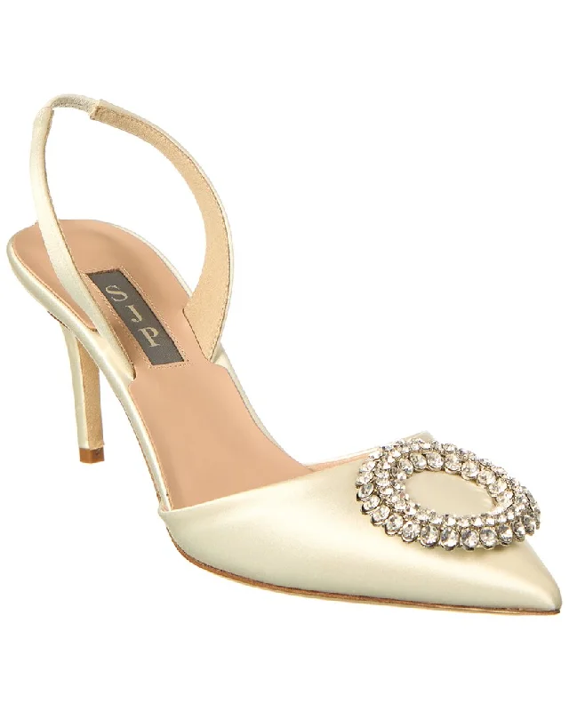 Women's date - night stiletto heel pumps with a sexy silhouetteSJP by Sarah Jessica Parker Zoya 70 Satin Slingback Pump Women's date - night stiletto heel pumps with a sexy silhouetteSJP by Sarah Jessica Parker Zoya 70 Satin Slingback Pump