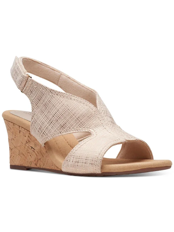 Women's tassel - adorned stiletto heel pumps for a bohemian touchKyarra Aster Womens Metallic Wedge Wedge Heels Women's tassel - adorned stiletto heel pumps for a bohemian touchKyarra Aster Womens Metallic Wedge Wedge Heels