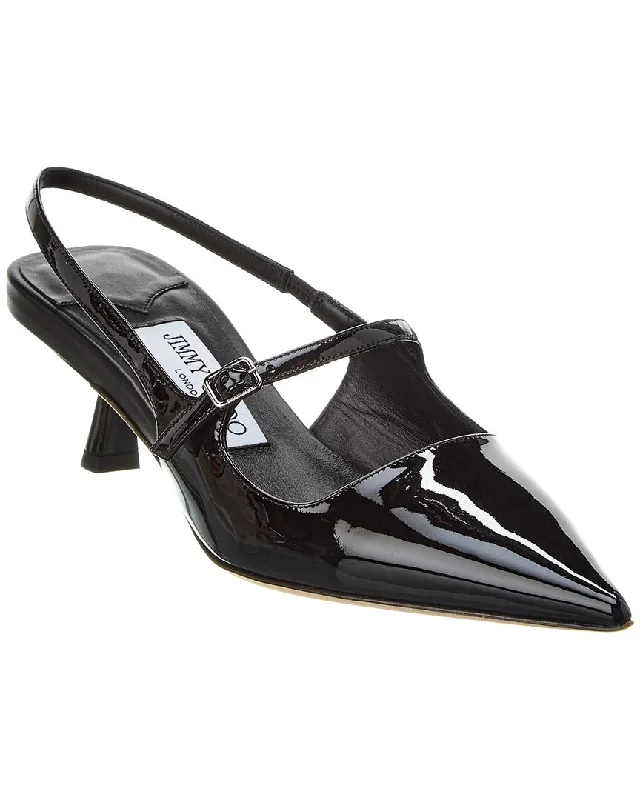Women's arch - support stiletto heel pumps for better comfortJimmy Choo Didi 45 Patent Slingback Pump Women's arch - support stiletto heel pumps for better comfortJimmy Choo Didi 45 Patent Slingback Pump