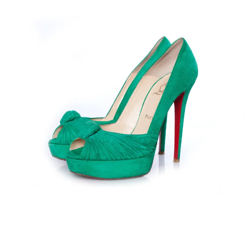 Women's non - slip stiletto heel pumps for safety on slippery floorsMint suede Greissimo pumps. Women's non - slip stiletto heel pumps for safety on slippery floorsMint suede Greissimo pumps.