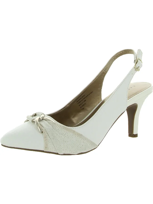 Women's platform stiletto heel pumps with a chunky soleGisellee Womens Chain Slingback Heels Women's platform stiletto heel pumps with a chunky soleGisellee Womens Chain Slingback Heels