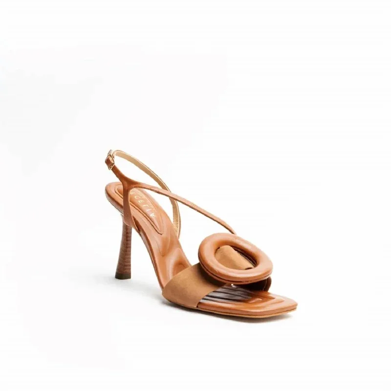 Women's snakeskin - embossed stiletto heel pumps for a bold statementColey Heels In Cognac Women's snakeskin - embossed stiletto heel pumps for a bold statementColey Heels In Cognac