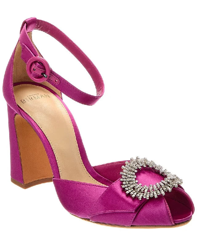 Women's mule - style stiletto heel pumps with a bow accentAlexandre Birman Madelina Curve 90 Satin Pump Women's mule - style stiletto heel pumps with a bow accentAlexandre Birman Madelina Curve 90 Satin Pump