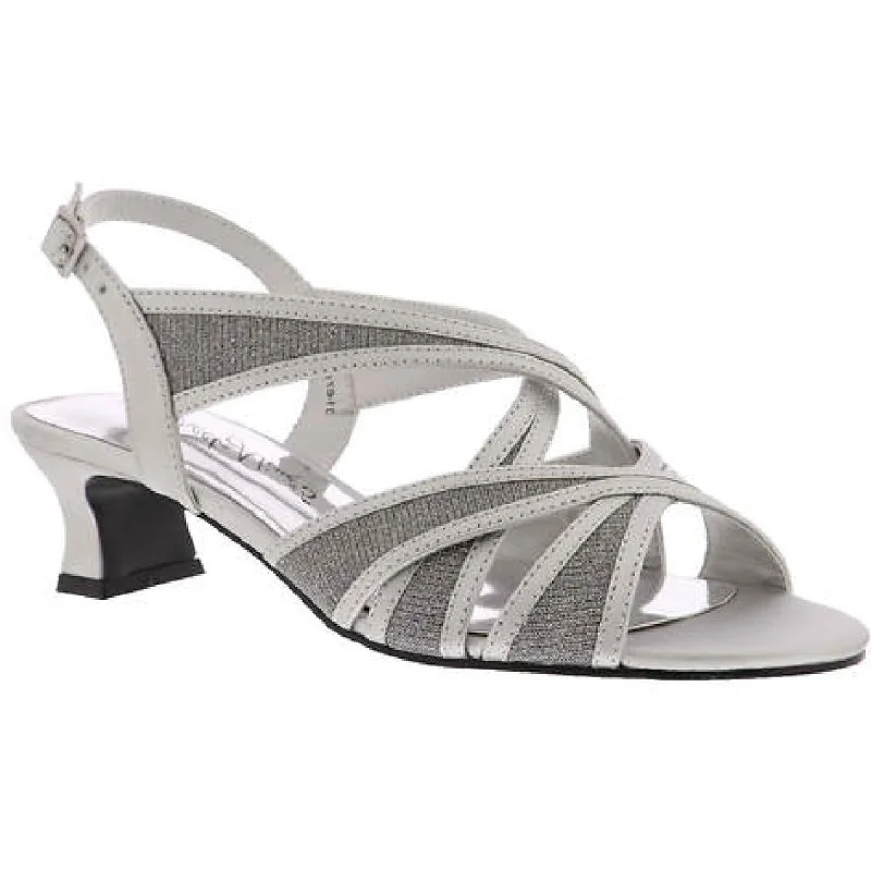 Women's charcoal gray stiletto heel pumps for a neutral yet stylish optionTristen Womens Metallic Ankle Strap Kitten Heels Women's charcoal gray stiletto heel pumps for a neutral yet stylish optionTristen Womens Metallic Ankle Strap Kitten Heels