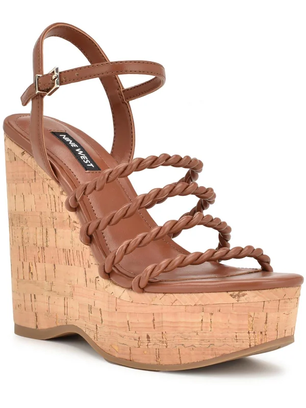 Women's snakeskin - embossed stiletto heel pumps for a bold statementRenest 3 Womens Patent Twisted Strap Pumps