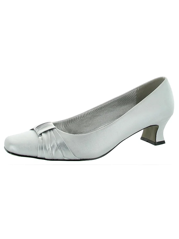 Women's stretchy stiletto heel pumps for easy on and offWaive Womens Metallic Dressy Kitten Heels Women's stretchy stiletto heel pumps for easy on and offWaive Womens Metallic Dressy Kitten Heels