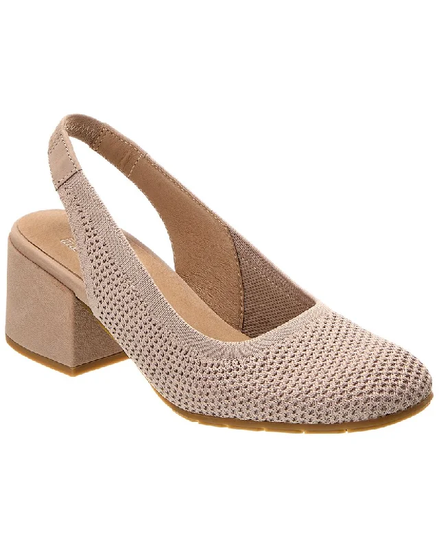 Women's pointed - toe slingback stiletto heel pumps in a peep - toe designEILEEN FISHER Yarn Slingback Pump Women's pointed - toe slingback stiletto heel pumps in a peep - toe designEILEEN FISHER Yarn Slingback Pump