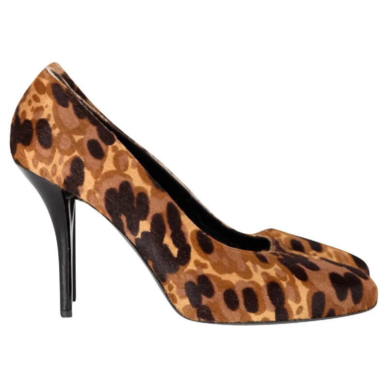 Women's satin - lined stiletto heel pumps for extra comfortBalenciaga Leopard Print Pumps in Multicolor Pony Hair Women's satin - lined stiletto heel pumps for extra comfortBalenciaga Leopard Print Pumps in Multicolor Pony Hair