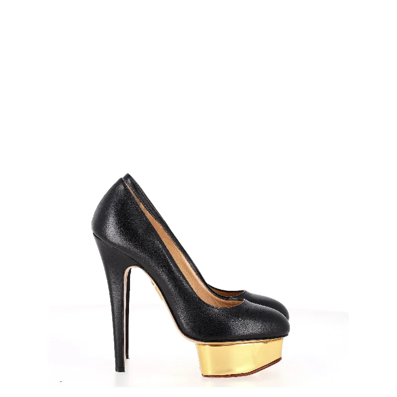 Women's faux suede stiletto heel pumps for a budget - friendly optionCharlotte Olympia Dolly Platform Pumps in Black Leather Women's faux suede stiletto heel pumps for a budget - friendly optionCharlotte Olympia Dolly Platform Pumps in Black Leather
