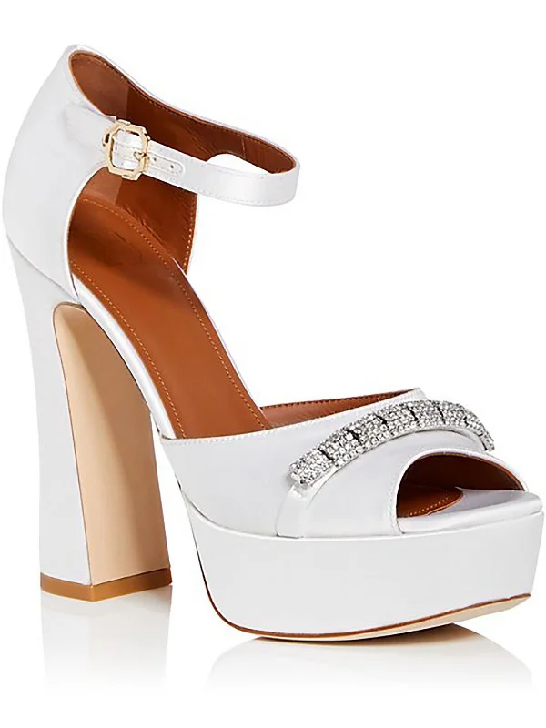 Women's office - appropriate stiletto heel pumps with a low - heel optionWomens Satin Platform Platform Heels Women's office - appropriate stiletto heel pumps with a low - heel optionWomens Satin Platform Platform Heels
