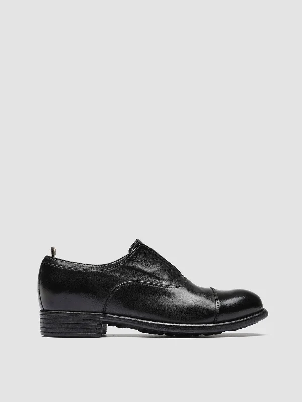Waterproof Women's Loafers in Black for Rainy DaysCALIXTE 003 - Black Leather Oxford Shoes Waterproof Women's Loafers in Black for Rainy DaysCALIXTE 003 - Black Leather Oxford Shoes