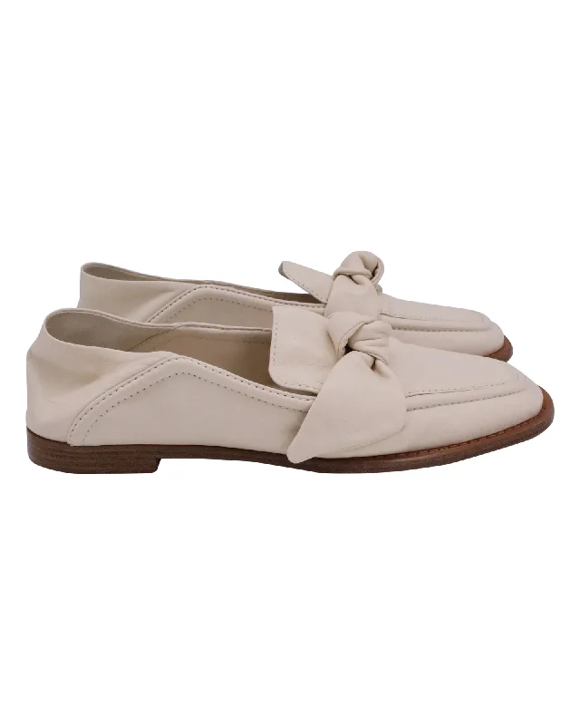 Women's Memory Foam Insole Loafers in Pink for Added Comfort Women's Memory Foam Insole Loafers in Pink for Added Comfort Alexandre Birman Soft Maxi Clarita Loafers in Cream Leather