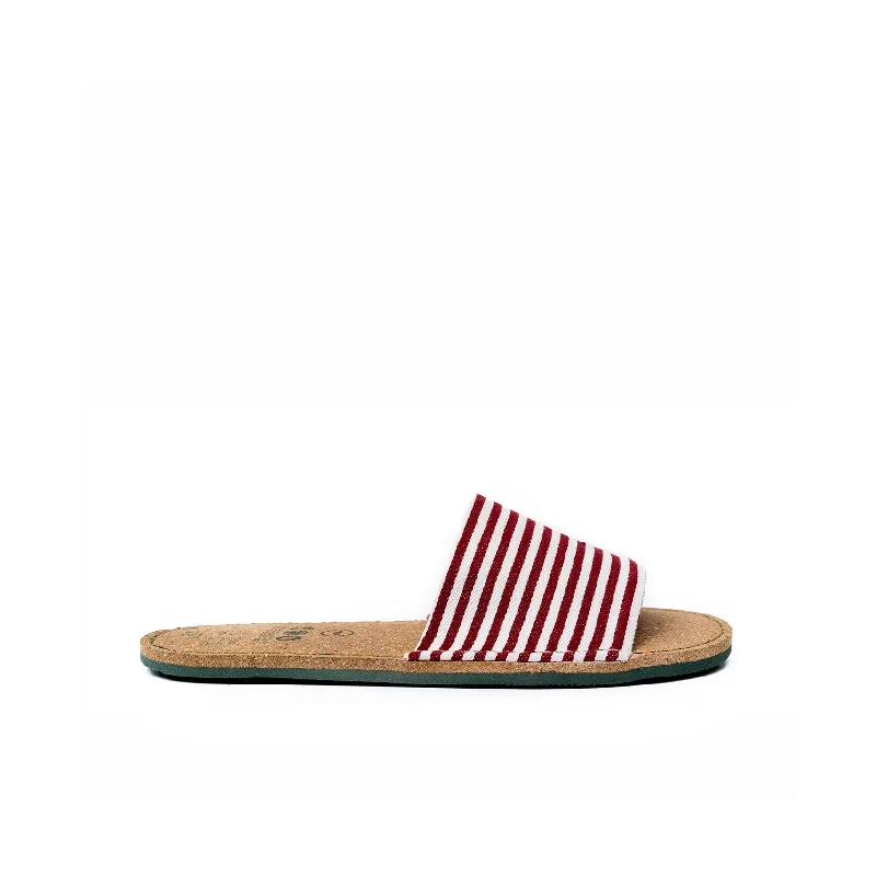 Women's Sandals with a Glitter - Coated Strap in Gold for a Sparkly Summer Outfit Women's Sandals with a Glitter - Coated Strap in Gold for a Sparkly Summer Outfit Women's Sandals with a Glitter - Coated Strap in Gold for a Sparkly Summer Outfit Vegan sandal white-bordeaux BEA015