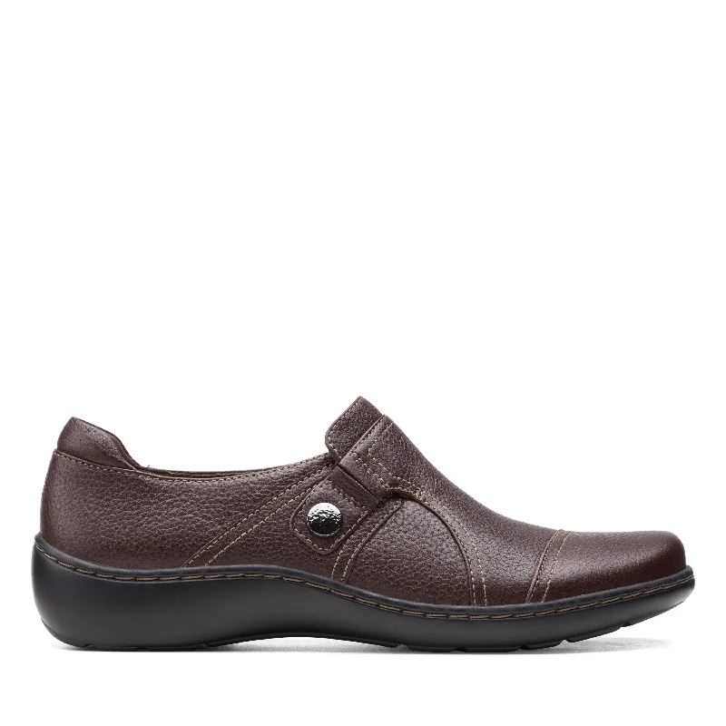 Women's Memory Foam Insole Loafers in Pink for Added Comfort Clarks Cora Poppy in Brown Leather Women's Memory Foam Insole Loafers in Pink for Added Comfort Clarks Cora Poppy in Brown Leather