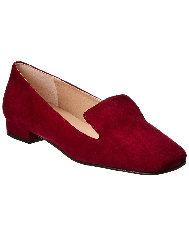 Women's Memory Foam Insole Loafers in Pink for Added Comfort French Sole Zooey Suede Flat Women's Memory Foam Insole Loafers in Pink for Added Comfort French Sole Zooey Suede Flat