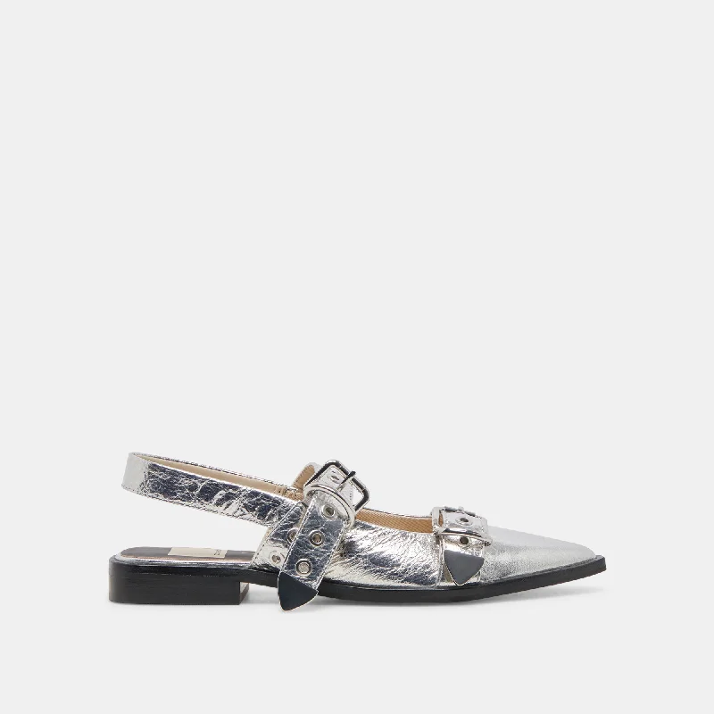 Women's Cashmere - Lined Loafers in Burgundy for Warmth in Winter LABELL FLATS SILVER DISTRESSED LEATHER Women's Cashmere - Lined Loafers in Burgundy for Warmth in Winter LABELL FLATS SILVER DISTRESSED LEATHER