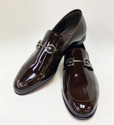 Women's Embroidered Floral Pattern Loafers in Beige for a Spring - Inspired Outfit Style: 24020P-Dark/Brown Women's Embroidered Floral Pattern Loafers in Beige for a Spring - Inspired Outfit Style: 24020P-Dark/Brown