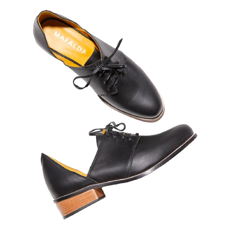 Women's Geometric - Patterned Loafers in Multicolor for a Fashion - Forward Look Bia Black Derby Shoes Women's Geometric - Patterned Loafers in Multicolor for a Fashion - Forward Look Bia Black Derby Shoes