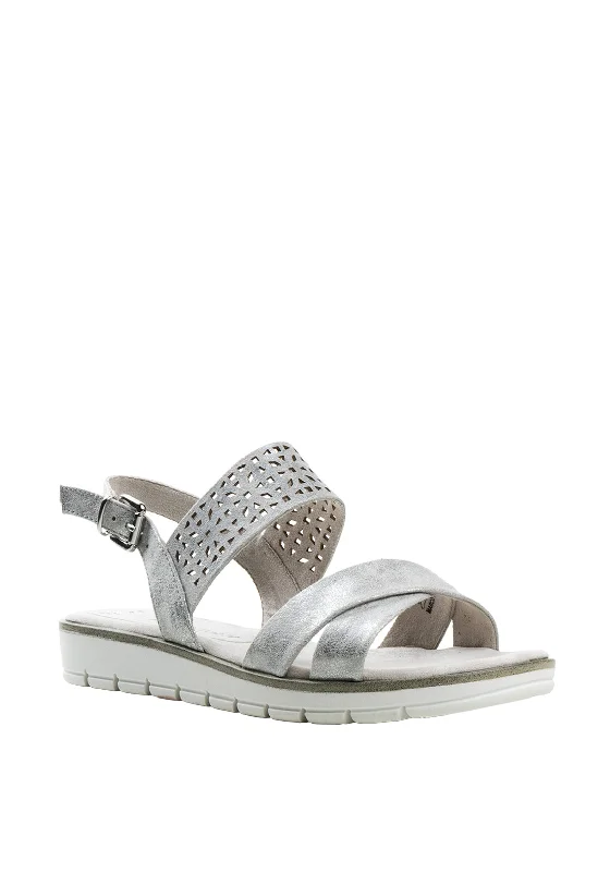 Women's Flat Slide Sandals with a Memory Foam Insole in White for All - Day Comfort Women's Flat Slide Sandals with a Memory Foam Insole in White for All - Day Comfort Women's Flat Slide Sandals with a Memory Foam Insole in White for All - Day Comfort Marco Tozzi Laser Cut Metallic Sandals, Silver Women's Flat Slide Sandals with a Memory Foam Insole in White for All - Day Comfort Women's Flat Slide Sandals with a Memory Foam Insole in White for All - Day Comfort Women's Flat Slide Sandals with a Memory Foam Insole in White for All - Day Comfort Marco Tozzi Laser Cut Metallic Sandals, Silver