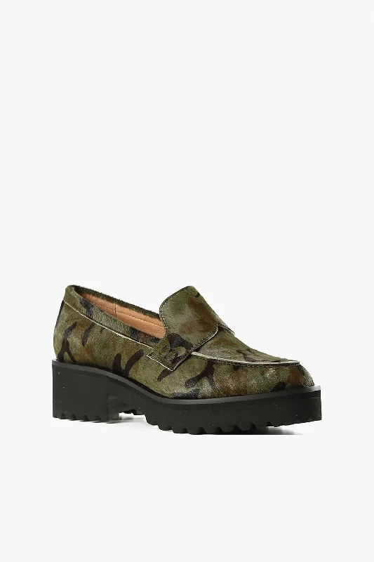 Women's Glitter - Embellished Loafers in Silver for a Sparkly Party Look Lugg Lady Loafer In Camo Women's Glitter - Embellished Loafers in Silver for a Sparkly Party Look Lugg Lady Loafer In Camo