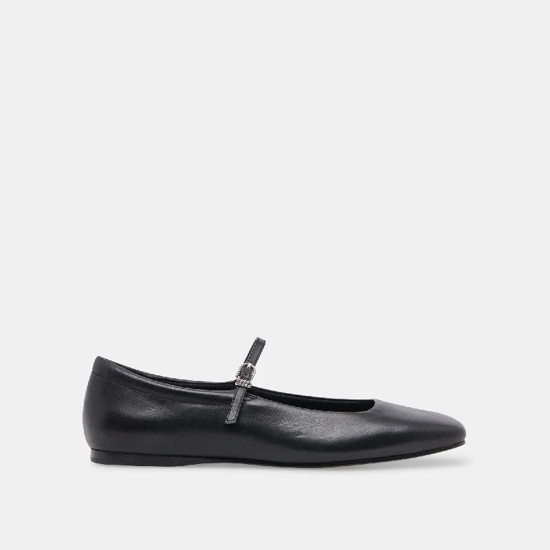 Women's Memory Foam Insole Loafers in Pink for Added Comfort REYES WIDE BALLET FLATS BLACK LEATHER Women's Memory Foam Insole Loafers in Pink for Added Comfort REYES WIDE BALLET FLATS BLACK LEATHER