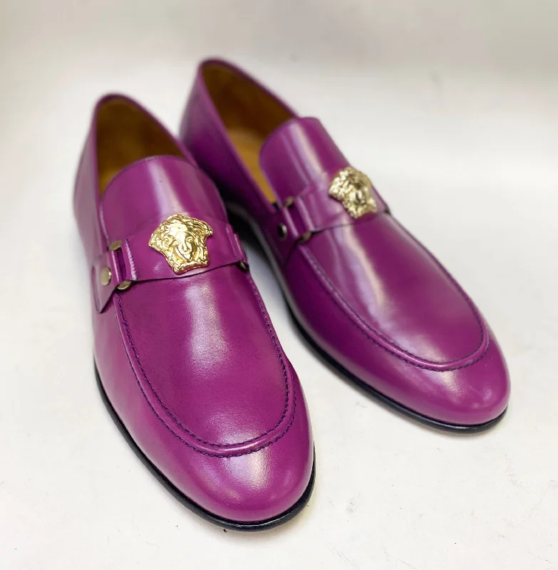 Women's Memory Foam Insole Loafers in Pink for Added Comfort Style: SL655-Purple