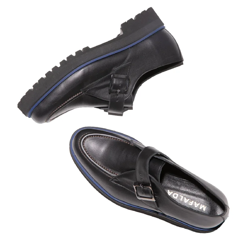 Women's Geometric - Patterned Loafers in Multicolor for a Fashion - Forward Look Vini Black Loafer Women's Geometric - Patterned Loafers in Multicolor for a Fashion - Forward Look Vini Black Loafer