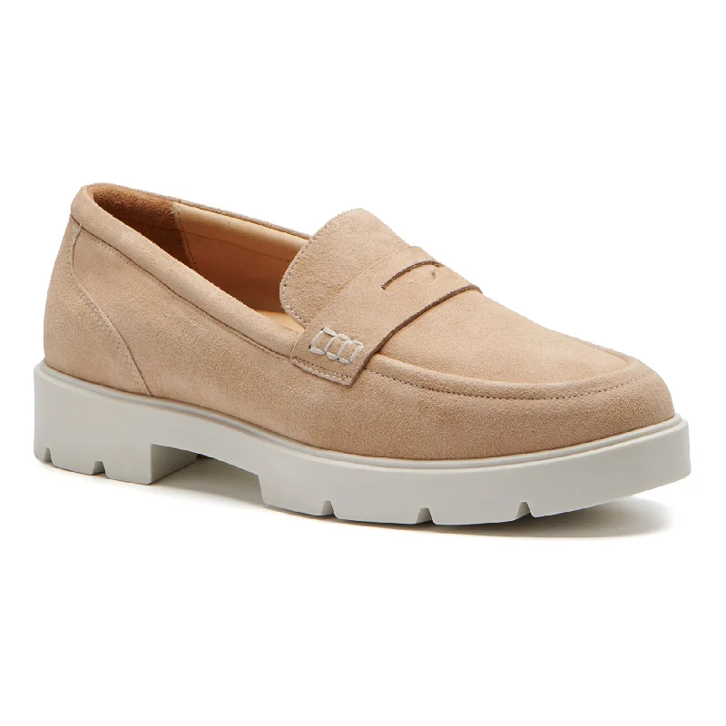 Women's Cashmere - Lined Loafers in Burgundy for Warmth in Winter Boulevard Loafer