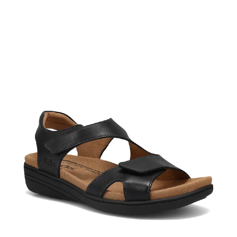 Women's Leather - Strapped Sandals with a Braided Detail in Brown for a Rustic Appeal Women's Leather - Strapped Sandals with a Braided Detail in Brown for a Rustic Appeal Women's Leather - Strapped Sandals with a Braided Detail in Brown for a Rustic Appeal Taos Women's Serene Leather Sandal in Black