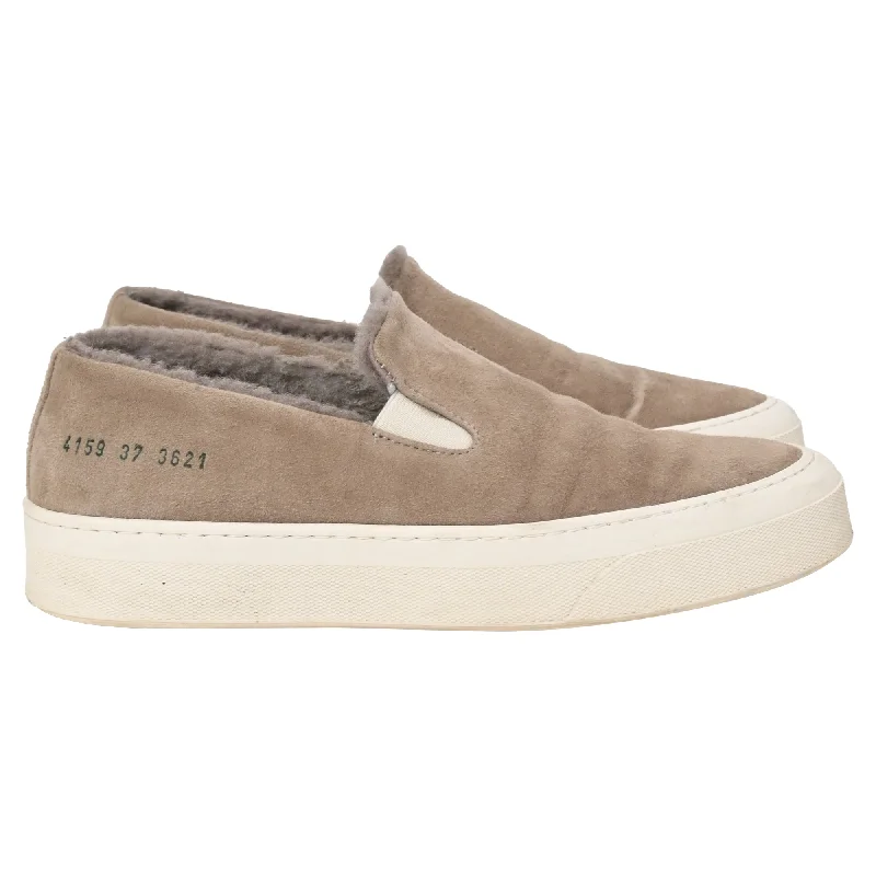 Women's Embroidered Floral Pattern Loafers in Beige for a Spring - Inspired Outfit Slip - On Women's Canvas Sneakers in Navy for Easy and Effortless Wear Common Projects 35mm Slip On Sneakers with Shearling in Brown Suede Women's Embroidered Floral Pattern Loafers in Beige for a Spring - Inspired Outfit Slip - On Women's Canvas Sneakers in Navy for Easy and Effortless Wear Common Projects 35mm Slip On Sneakers with Shearling in Brown Suede
