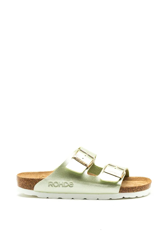Women's Ankle - Strap Sandals with a Block Heel in Red for a Sophisticated Style Women's Ankle - Strap Sandals with a Block Heel in Red for a Sophisticated Style Women's Ankle - Strap Sandals with a Block Heel in Red for a Sophisticated Style Rohde Metallic Buckle Chunky Slip on Sandals, Green