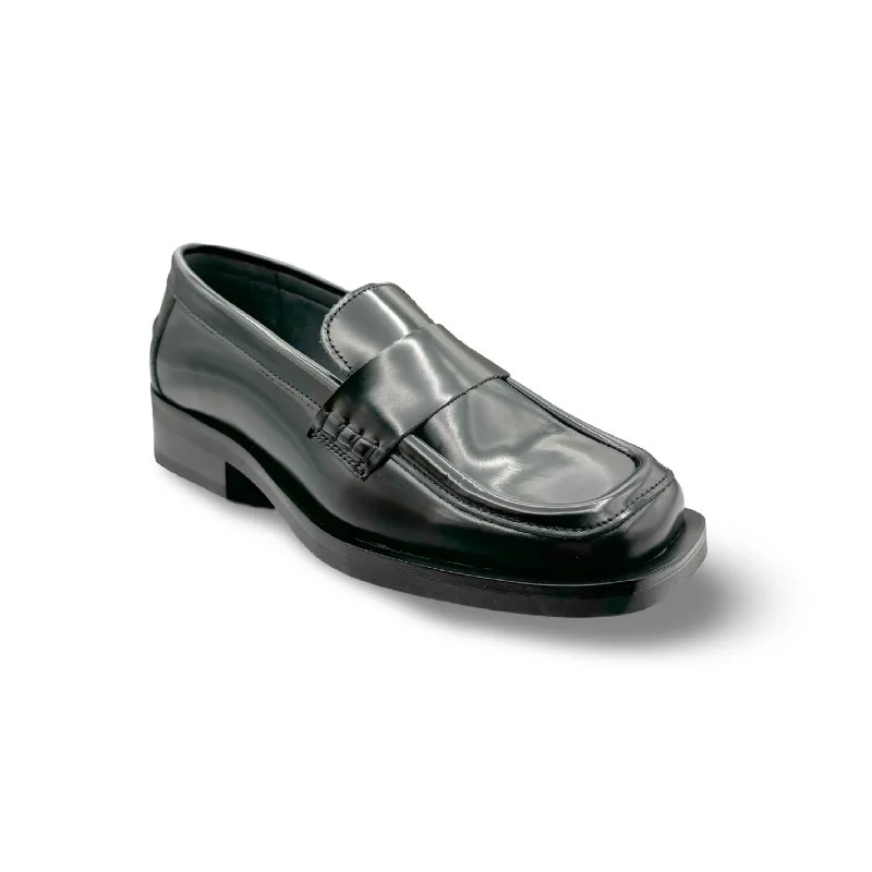 Women's Cashmere - Lined Loafers in Burgundy for Warmth in Winter EMILY Black Loafer Women's Cashmere - Lined Loafers in Burgundy for Warmth in Winter EMILY Black Loafer