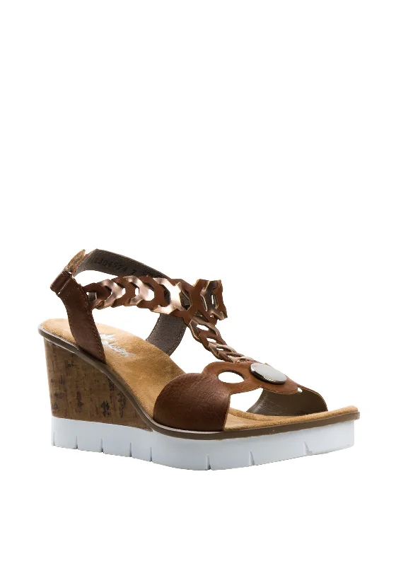 Women's Ankle - Strap Sandals with a Block Heel in Red for a Sophisticated Style Women's Ankle - Strap Sandals with a Block Heel in Red for a Sophisticated Style Women's Ankle - Strap Sandals with a Block Heel in Red for a Sophisticated Style Rieker Womens Wedged Sandal, Tan