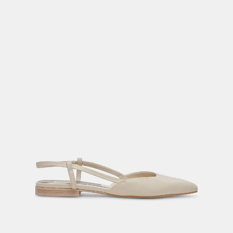 Women's Memory Foam Insole Loafers in Pink for Added Comfort NARAH FLATS IVORY LEATHER Women's Memory Foam Insole Loafers in Pink for Added Comfort NARAH FLATS IVORY LEATHER