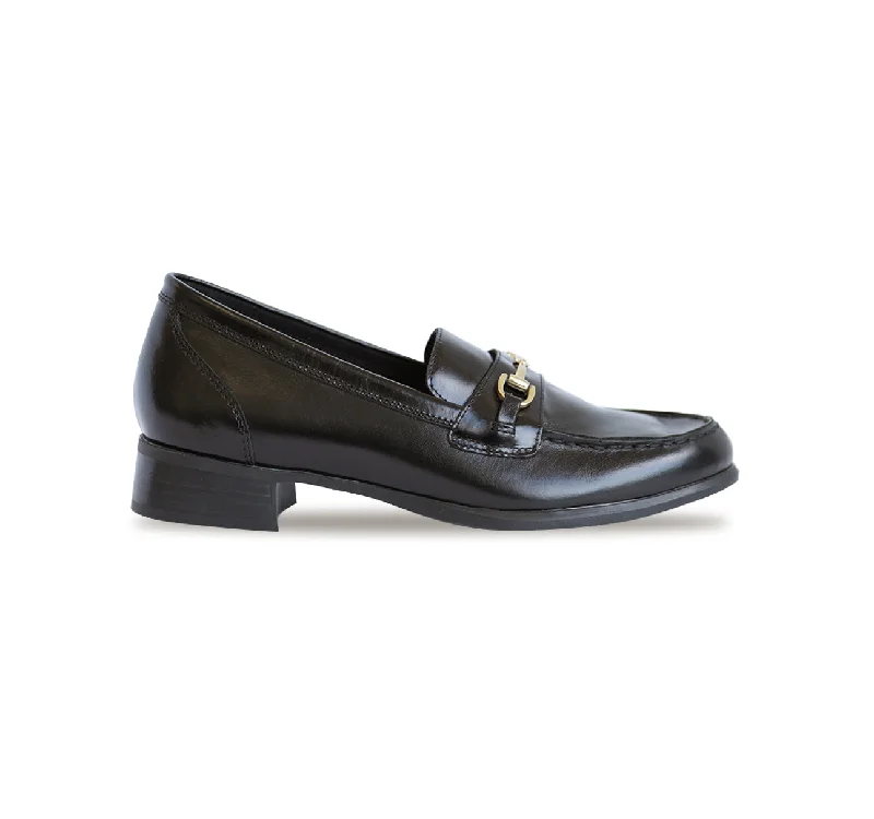 Women's Premium Leather Tassel Loafers in Dark Brown for a Classic Office Look GRYFFIN-BLACK GLAZED CALF Women's Premium Leather Tassel Loafers in Dark Brown for a Classic Office Look GRYFFIN-BLACK GLAZED CALF