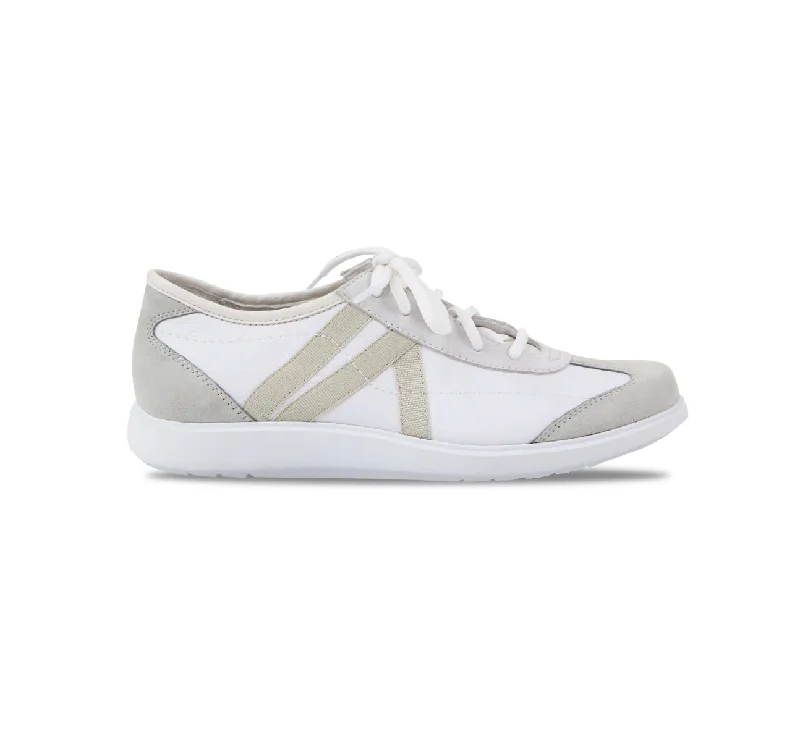 Women's Geometric - Patterned Loafers in Multicolor for a Fashion - Forward Look CLEMENS-WHITE COMBO