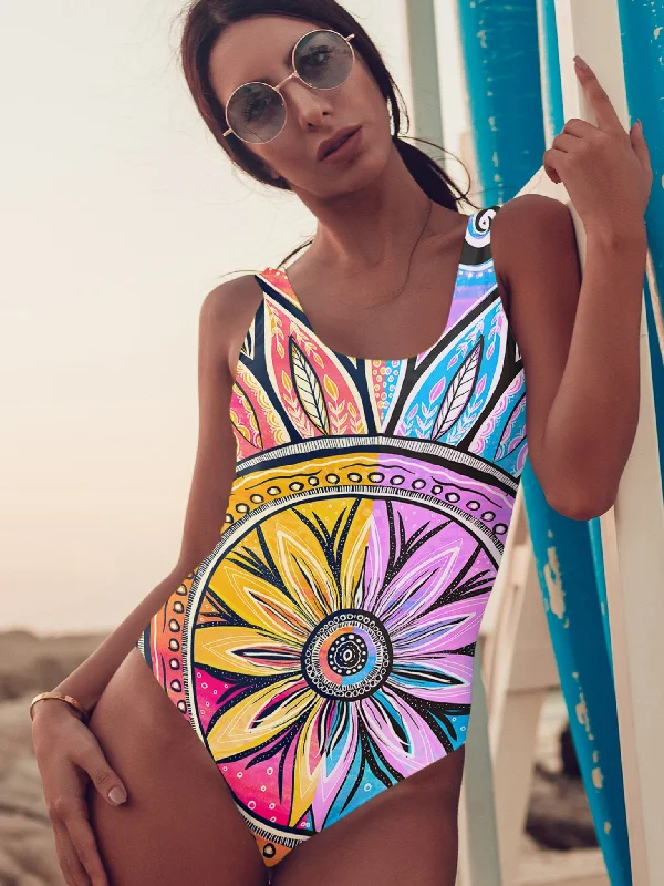 Sun & Moon-Ray Mandala Onepiece