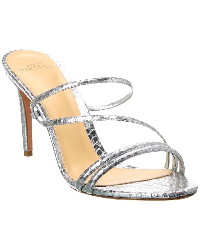 Women's Thong Sandals with a Beaded Design in Multicolor for a Beachy AestheticAlexandre Birman Eve 85 Embossed Leather Sandal Women's Thong Sandals with a Beaded Design in Multicolor for a Beachy AestheticAlexandre Birman Eve 85 Embossed Leather Sandal