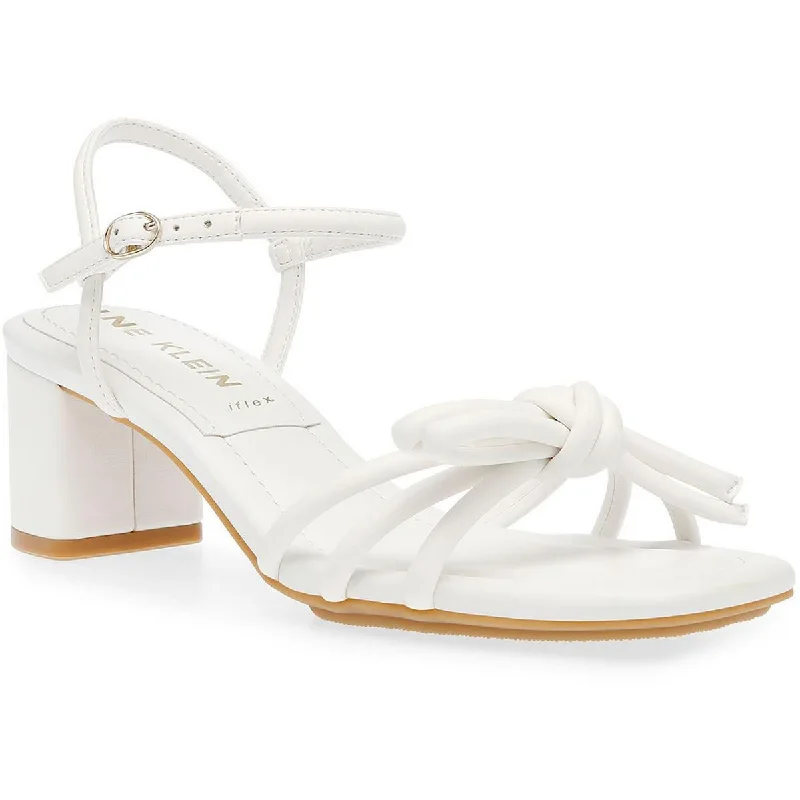 Elastic - Strap Women's Sandals with a Padded Toe in Teal for Easy On - and - OffAnne Klein Womens Keilly Faux Leather Ankle Strap Block Heel Elastic - Strap Women's Sandals with a Padded Toe in Teal for Easy On - and - OffAnne Klein Womens Keilly Faux Leather Ankle Strap Block Heel
