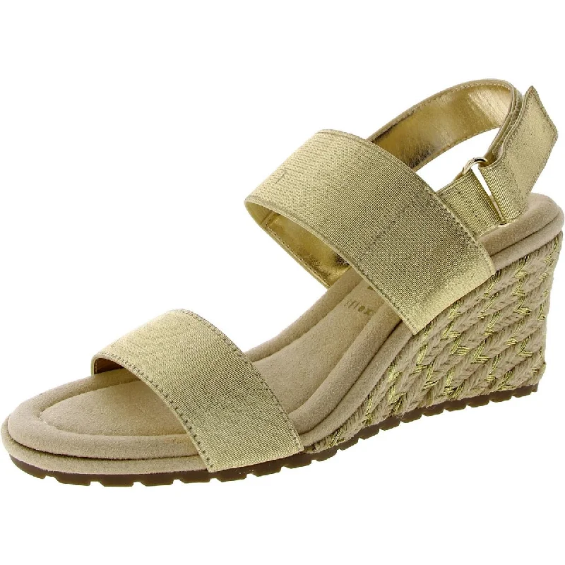 Anti - Slip Women's Sandals with a Grooved Sole in Green for Outdoor AdventuresAnne Klein Womens Silvy Slingback Ankle Strap Wedge Sandals Anti - Slip Women's Sandals with a Grooved Sole in Green for Outdoor AdventuresAnne Klein Womens Silvy Slingback Ankle Strap Wedge Sandals