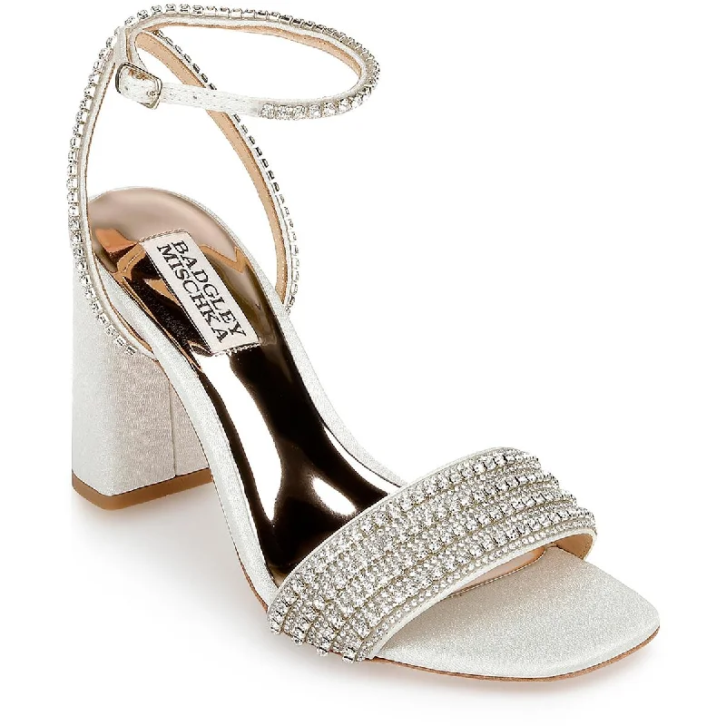 Plus Size Women's Wide - Width Platform Sandals in Black for Added Comfort and HeightBadgley Mischka Womens Becca Rhinestones Heels Plus Size Women's Wide - Width Platform Sandals in Black for Added Comfort and HeightBadgley Mischka Womens Becca Rhinestones Heels