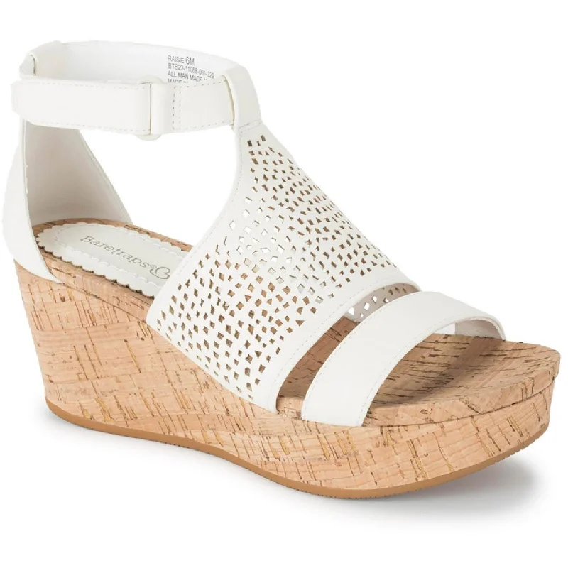 Orthopedic Women's Sandals with Arch Support in Gray for Foot HealthBaretraps Womens Raisie Faux Leather Ankle Strap Wedge Sandals Orthopedic Women's Sandals with Arch Support in Gray for Foot HealthBaretraps Womens Raisie Faux Leather Ankle Strap Wedge Sandals