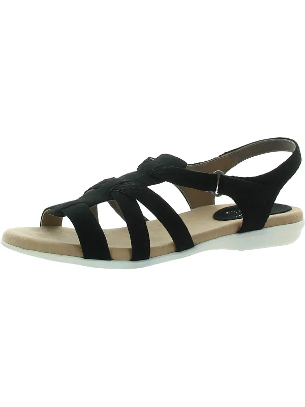 Child - Friendly Women's Sandals with a Secure Buckle in Purple for Moms on the GoBaylee Womens Memory Foam Strappy Gladiator Sandals Child - Friendly Women's Sandals with a Secure Buckle in Purple for Moms on the GoBaylee Womens Memory Foam Strappy Gladiator Sandals