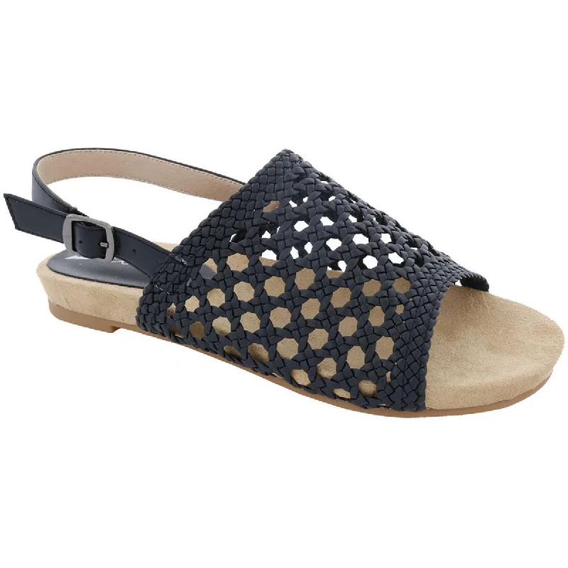 Women's Ankle - Strap Sandals with a Block Heel in Red for a Sophisticated StyleBellini Womens Newable Woven Slip On Slingback Sandals Women's Ankle - Strap Sandals with a Block Heel in Red for a Sophisticated StyleBellini Womens Newable Woven Slip On Slingback Sandals