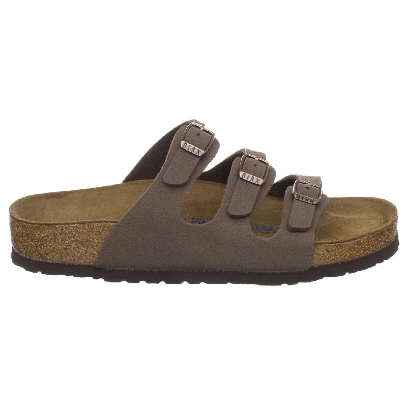 Women's Cork - Soled Espadrille Sandals with a Rope - Trimmed Upper in Navy for a Summer VibeFlorida Soft Footbed Birko-Flor Women's Slide Sandals Women's Cork - Soled Espadrille Sandals with a Rope - Trimmed Upper in Navy for a Summer VibeFlorida Soft Footbed Birko-Flor Women's Slide Sandals