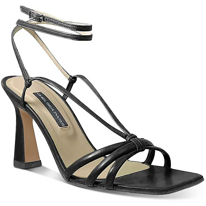 Shock - Absorbing Women's Sandals with a Soft Insole in Black for Active LifestylesChelsea Paris Womens Remy Leather Square Toe Ankle Strap Shock - Absorbing Women's Sandals with a Soft Insole in Black for Active LifestylesChelsea Paris Womens Remy Leather Square Toe Ankle Strap