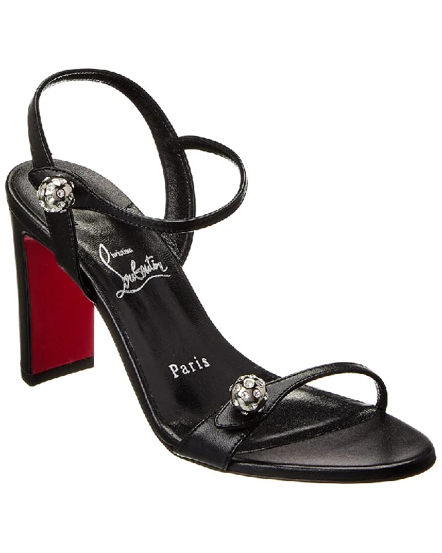 Women's Thong Sandals with a Beaded Design in Multicolor for a Beachy AestheticChristian Louboutin Atmospheria 85 Leather Sandal Women's Thong Sandals with a Beaded Design in Multicolor for a Beachy AestheticChristian Louboutin Atmospheria 85 Leather Sandal