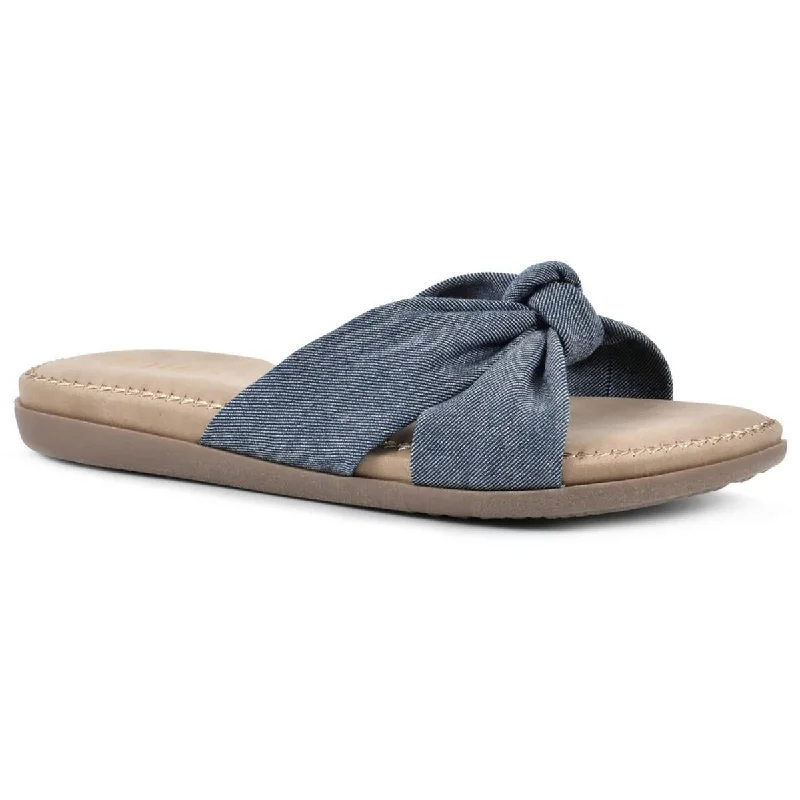 Plus Size Women's Wide - Width Platform Sandals in Black for Added Comfort and HeightCliffs by White Mountain Womens FAVORITE Slide Sandals Plus Size Women's Wide - Width Platform Sandals in Black for Added Comfort and HeightCliffs by White Mountain Womens FAVORITE Slide Sandals