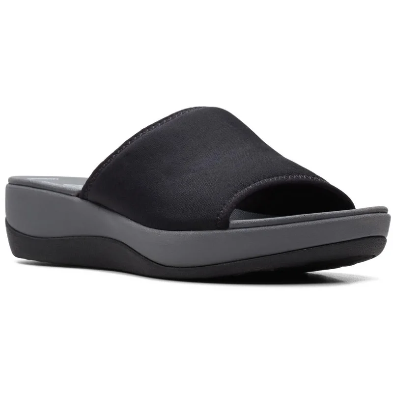 Women's Leather - Strapped Sandals with a Braided Detail in Brown for a Rustic AppealCloudsteppers by Clarks Womens Arla Nora Cushioned Footbed Slide Sandals Women's Leather - Strapped Sandals with a Braided Detail in Brown for a Rustic AppealCloudsteppers by Clarks Womens Arla Nora Cushioned Footbed Slide Sandals